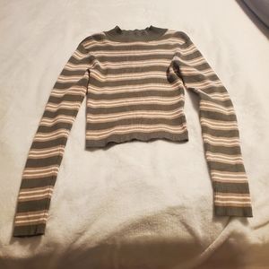 Long sleeve striped top. Used in good condition. Size small